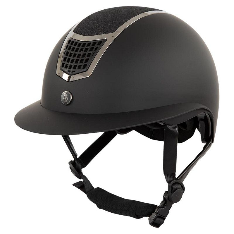 BR Lambda Plus Glitter Binicilik Kaskı (Black/Gunmetal)