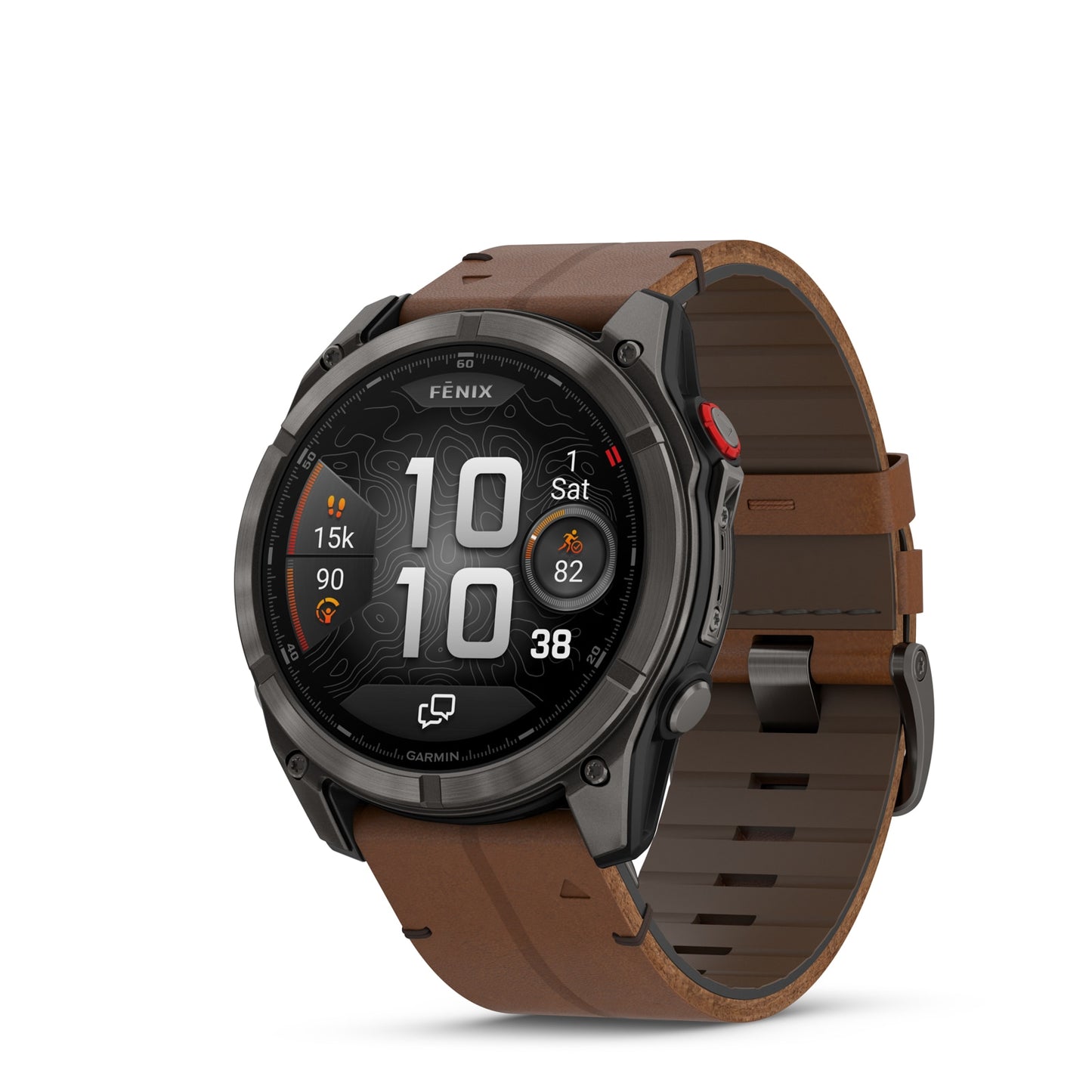 Garmin Fēnix® 8 Pro 51mm AMOLED Akıllı Saat – Kahverengi Kayış