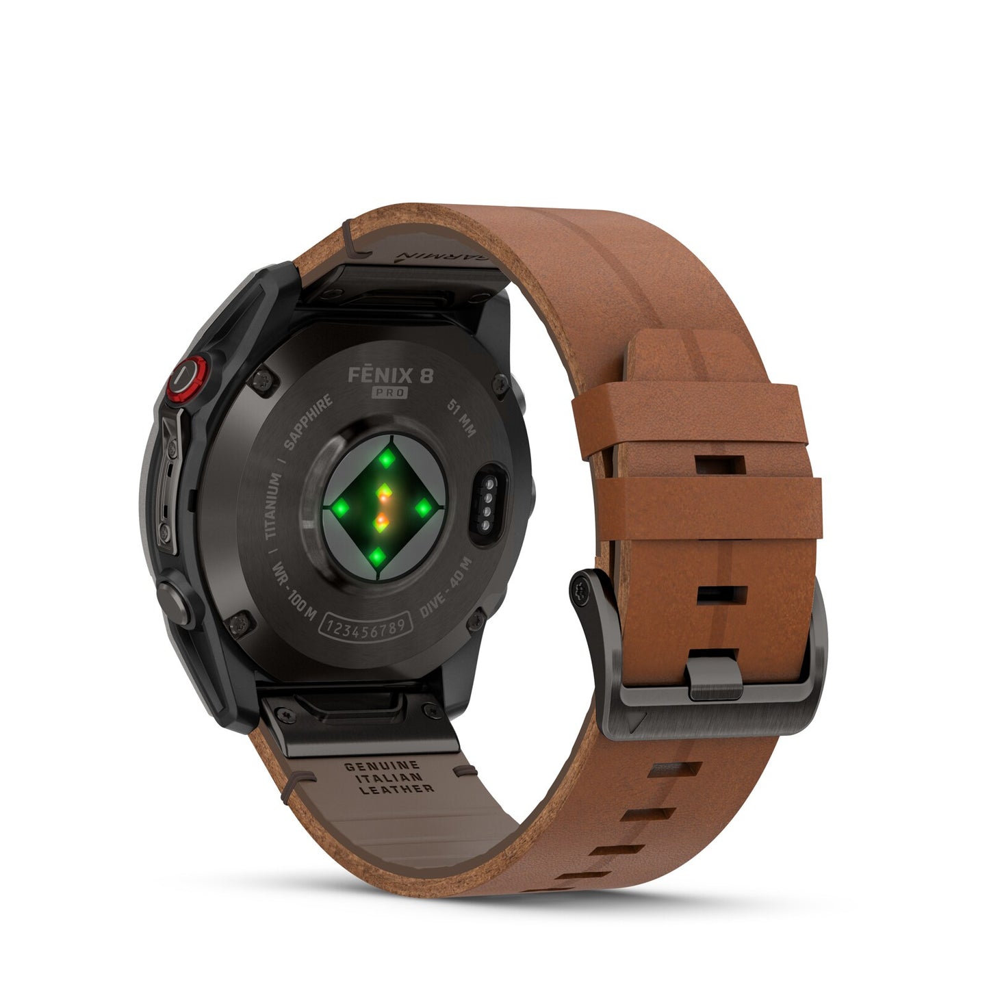 Garmin Fēnix® 8 Pro 51mm AMOLED Akıllı Saat – Kahverengi Kayış