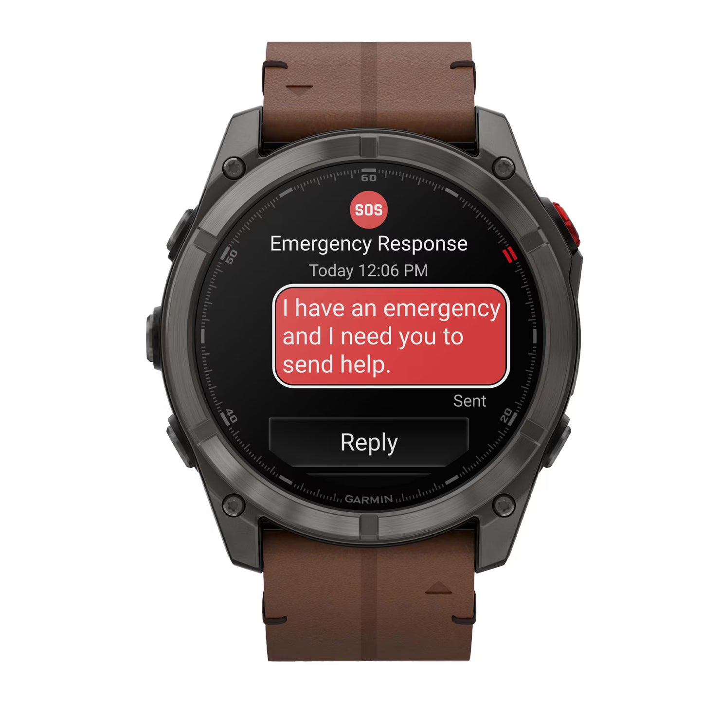 Garmin Fēnix® 8 Pro 51mm AMOLED Akıllı Saat – Kahverengi Kayış
