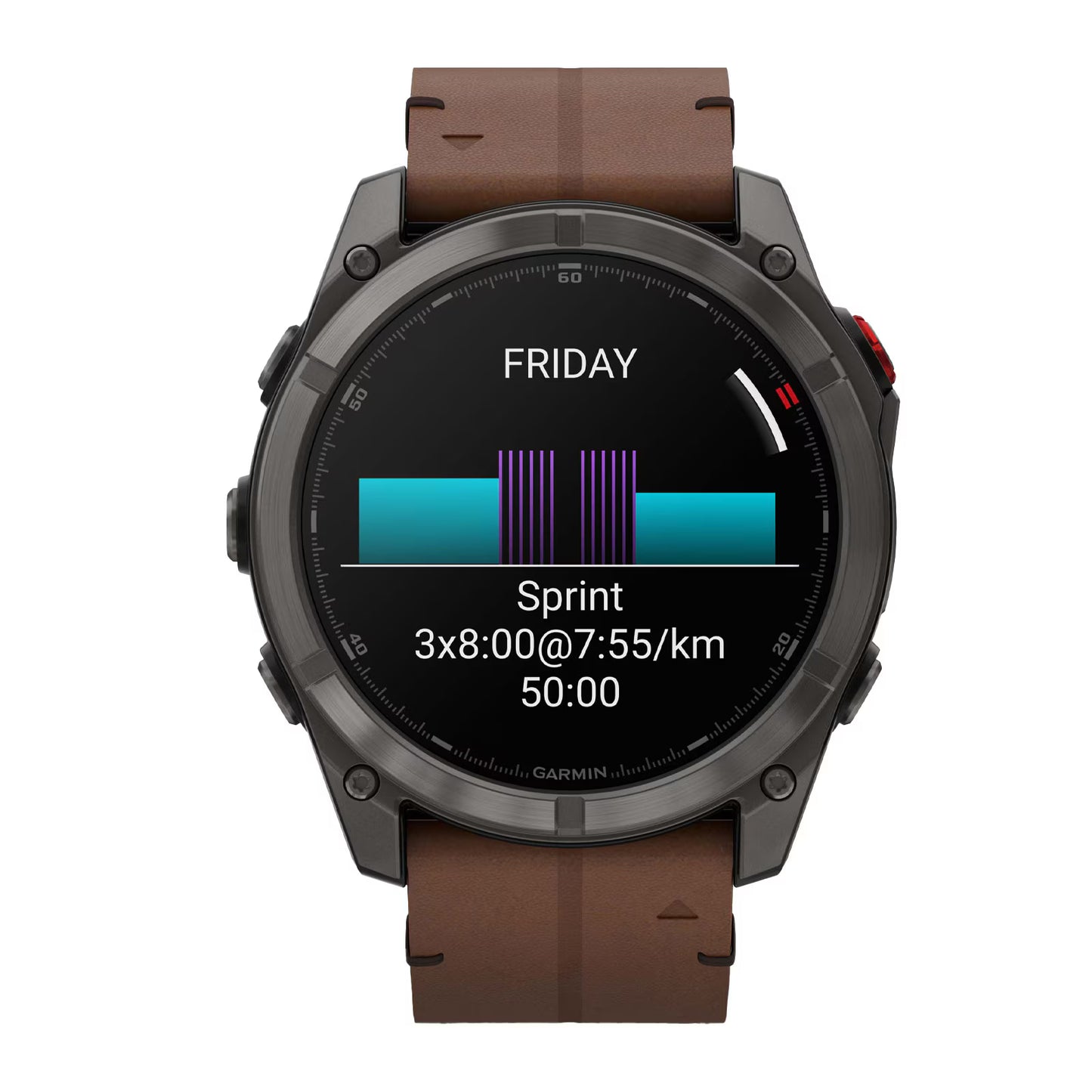Garmin Fēnix® 8 Pro 51mm AMOLED Akıllı Saat – Kahverengi Kayış