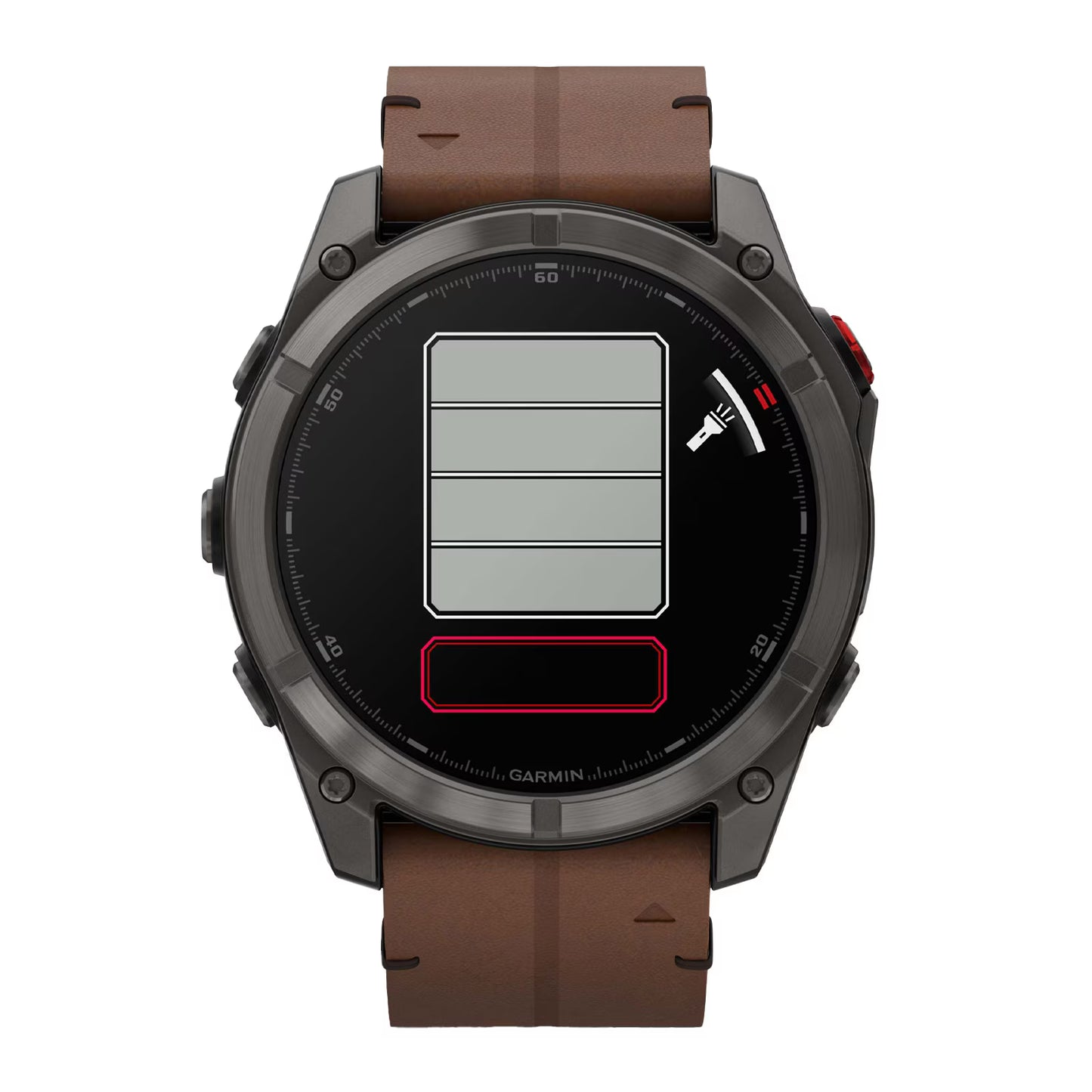 Garmin Fēnix® 8 Pro 51mm AMOLED Akıllı Saat – Kahverengi Kayış