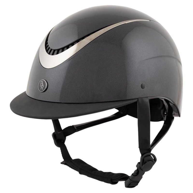 BR Theta Binicilik Kaskı (Black/Gunmetal)