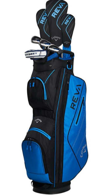 Callaway REVA Kadın Golf Seti – Siyah, 8 Parça (Sağ El, Komple Set)