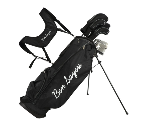 Ben Sayers M8 Erkek Golf Seti – 13 Parça (Sağ El, Stand Bag Dahil, Grafit/Çelik Şaft, Siyah/Gri, +1 İnç Uzunluk)