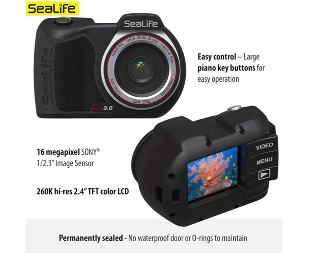 Sealife Micro 3.0 Pro 3000F Color Boost Su Altı Kamerası