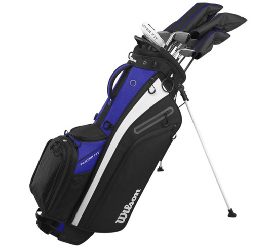 Wilson PlayerFit Erkek Golf Seti – 12 Parça (Sağ El, Çelik Şaft, Stand Bag)