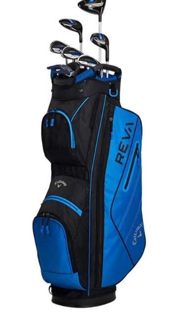 Callaway REVA Kadın Golf Seti – Siyah, 8 Parça (Sağ El, Komple Set)